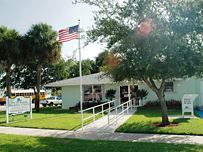 Front of Customer Service Building